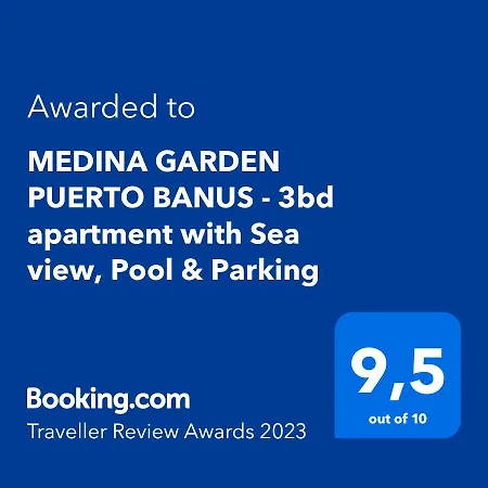 아파트 Medina Garden Puerto Banus - Sea View 3bd *
